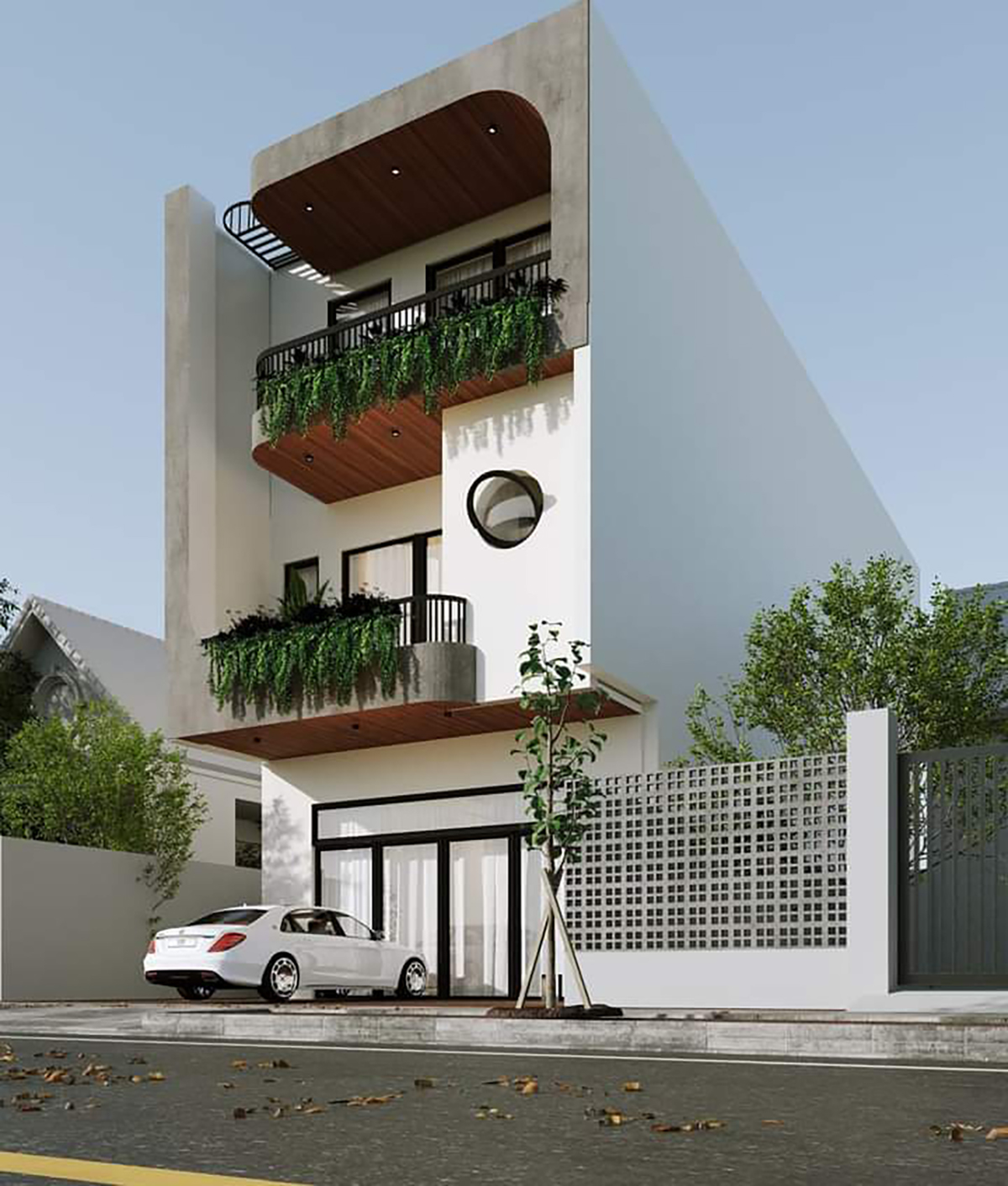 Mẫu nhà phố sang trọng cho gia đình trẻ